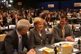 Angela Merkel og Karl-Theodor zu Guttenberg