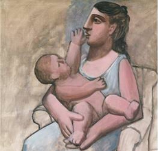 Móðir og barn eftir Pablo Picasso