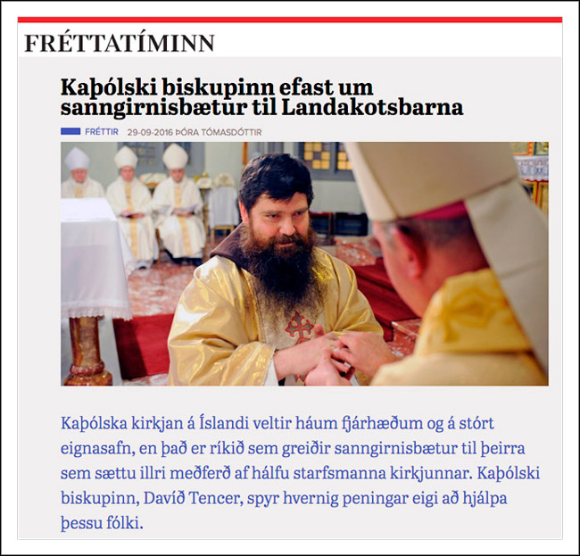 Skjáskot af umfjöllun Fréttatímans um málið.